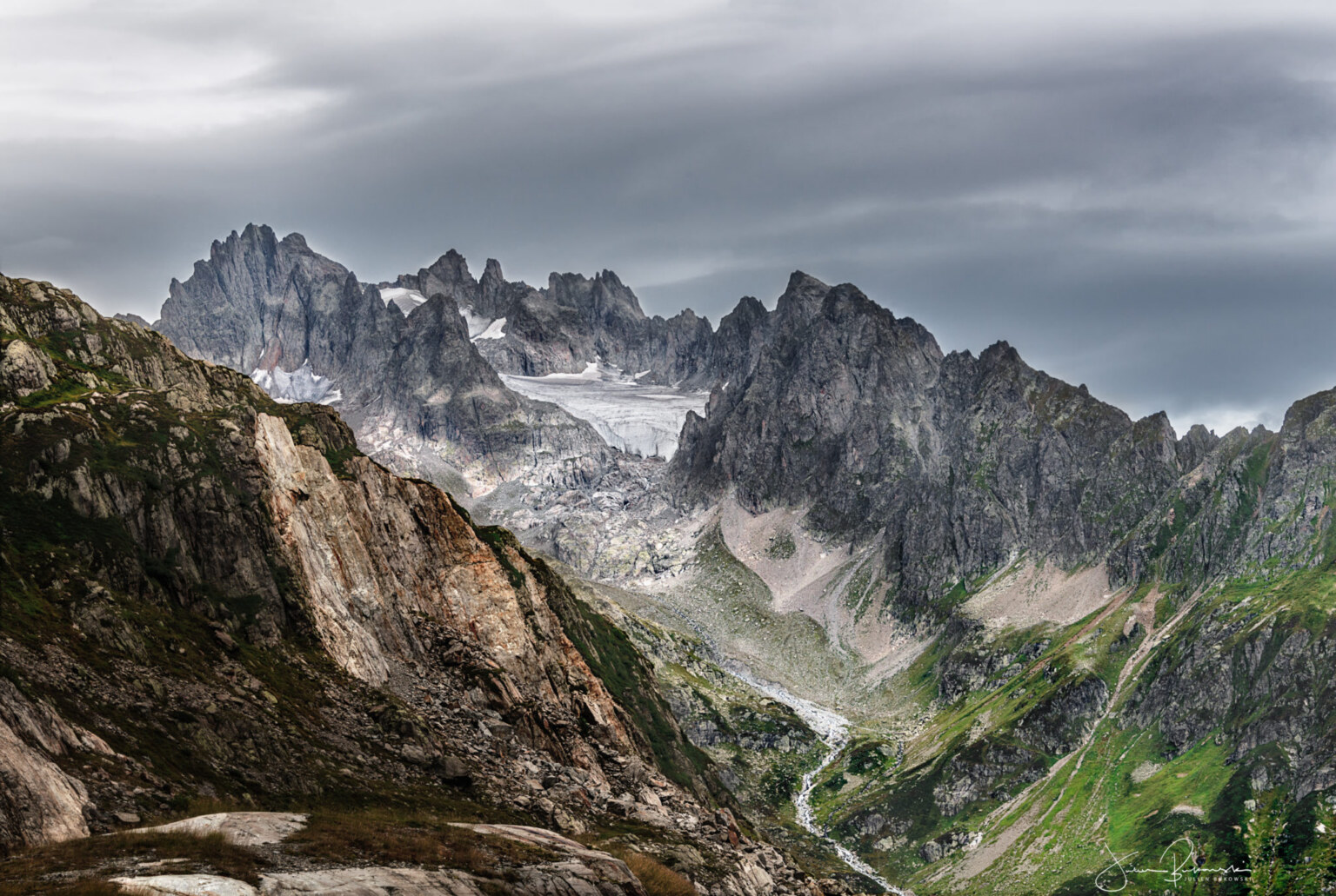 Glacier de l'Obertal (Suisse)