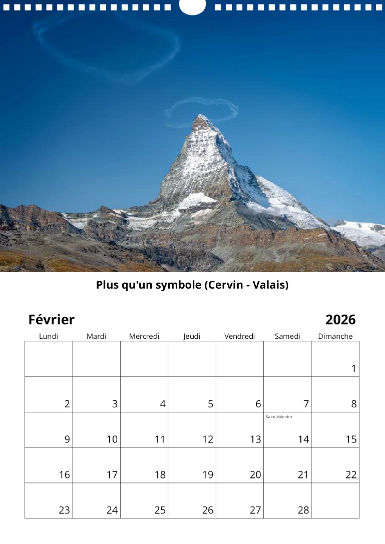Calendrier 2026 Fevrier Calendrier 2026 - Février