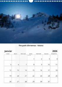 Calendrier 2026 - Janvier