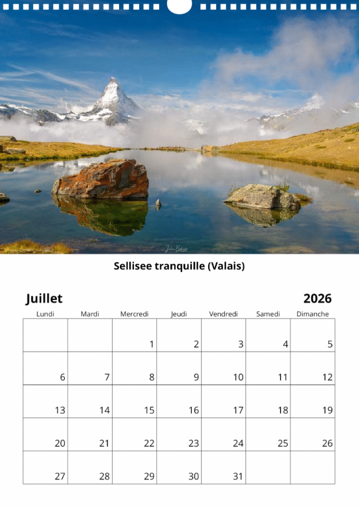 Calendrier 2026 Juillet Calendrier 2026 - Juillet