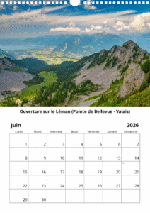 Calendrier 2026 - Juin