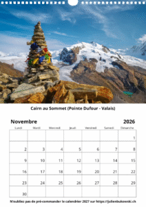 Calendrier 2026 - Novembre