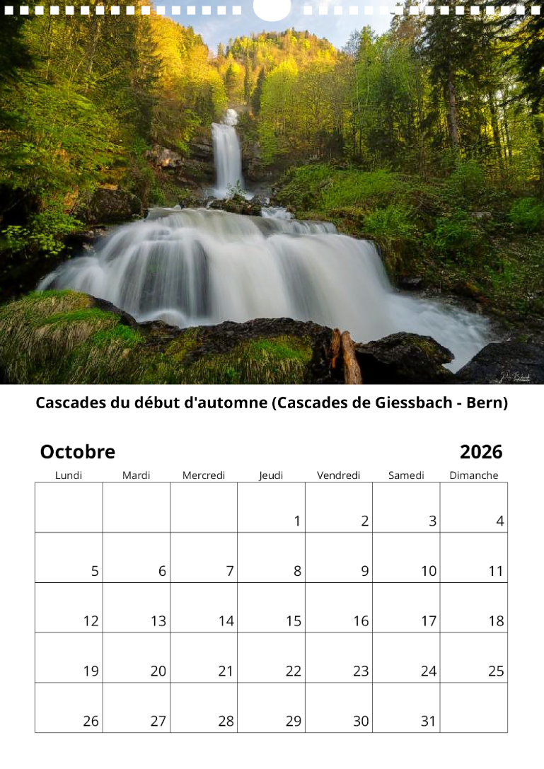 Calendrier 2026 Octobre Calendrier 2026 - Octobre