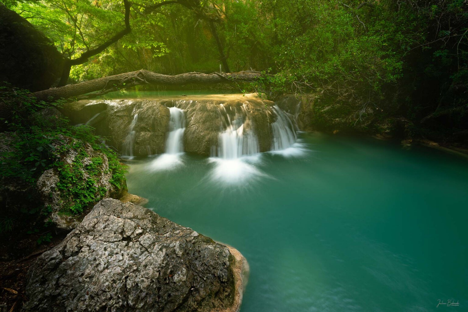 Picture of the light (Cascade de Sillans - France)