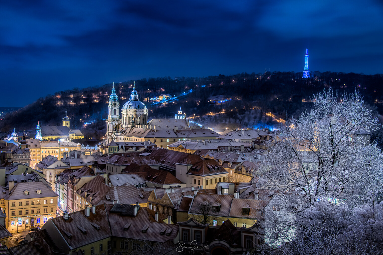Prague from the castle (Prague   Tchèquie)