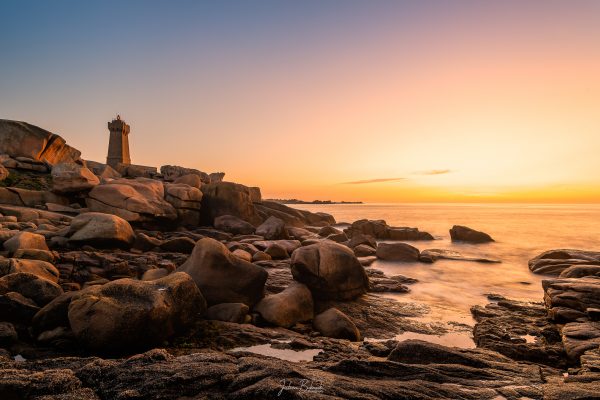 Un soir sur le granit (Ploumanach - France)