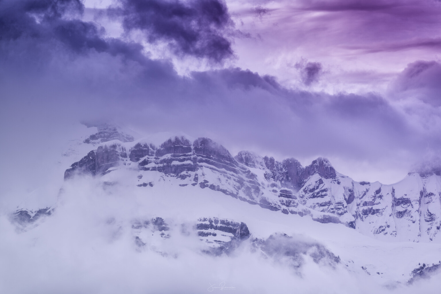 Purple Mountains (Alpes Francaises   France)