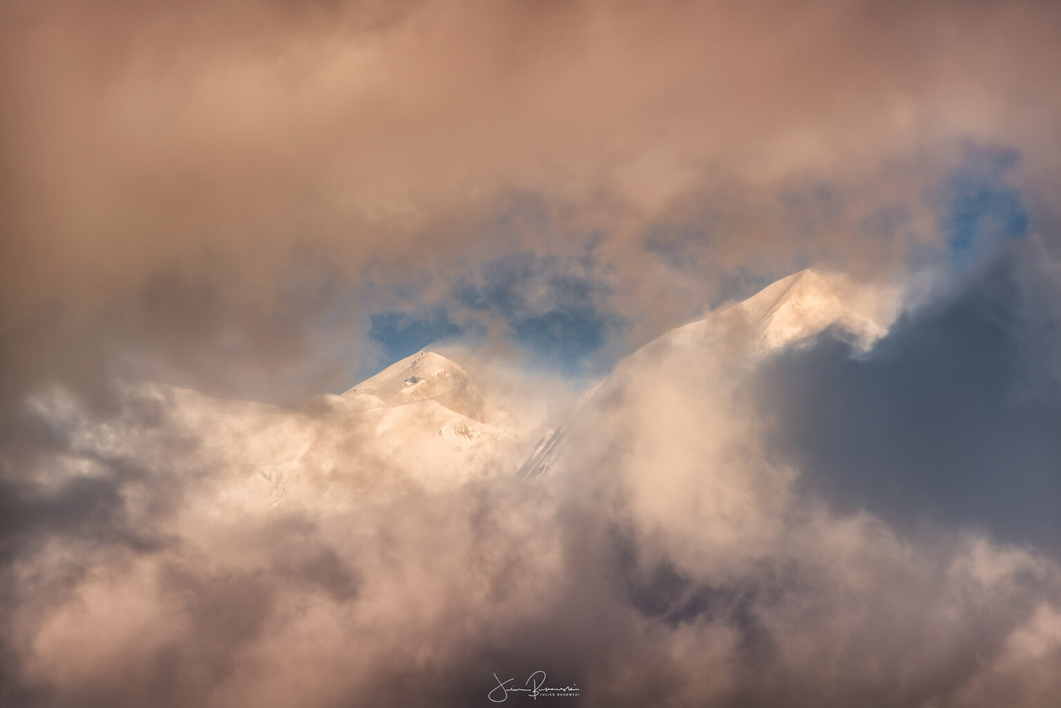 Mont Blanc et Aiguille de Bionnassay (France)
