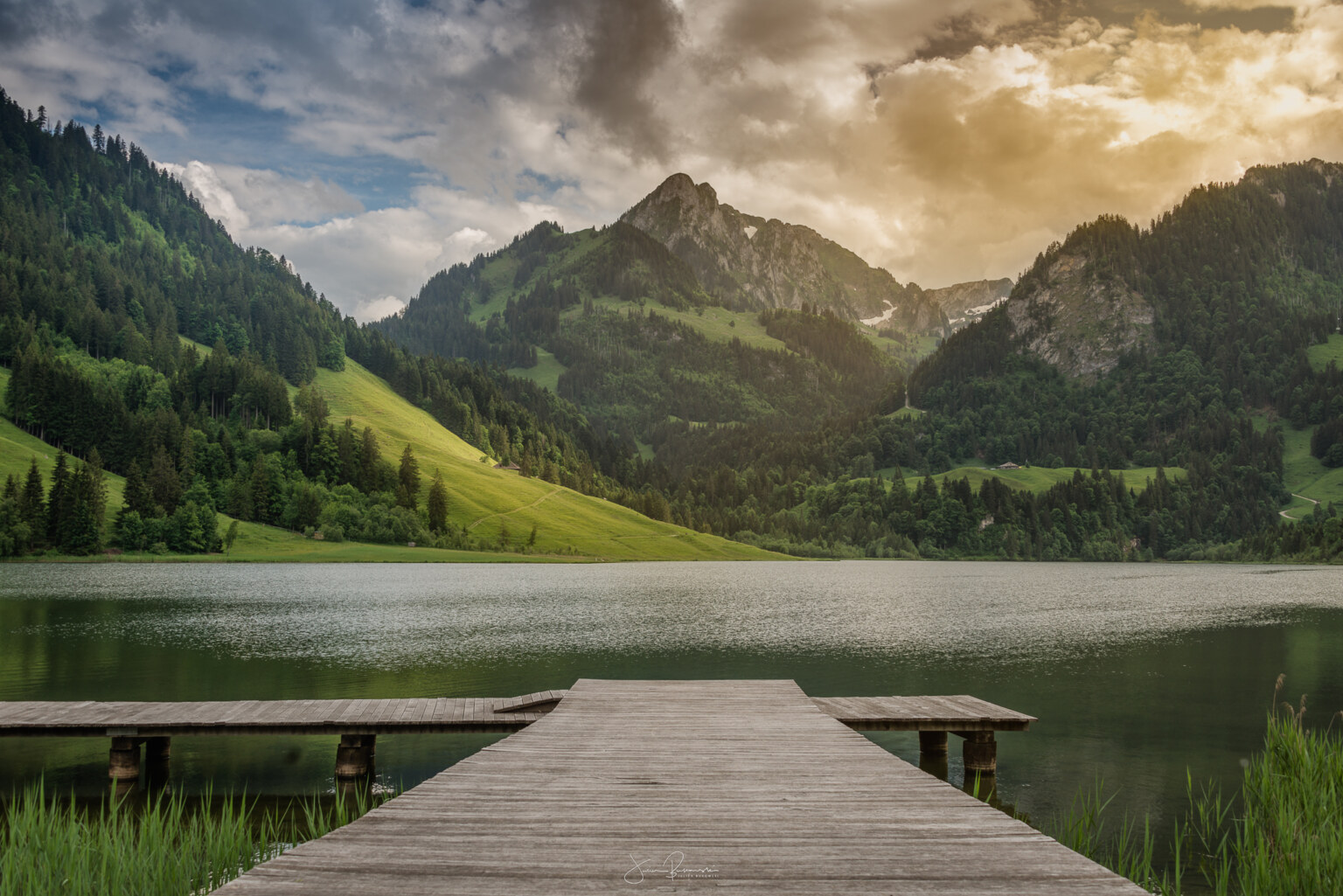 Lac noir (Fribourg   Suisse)