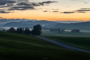 Brouillard à la Brévine (Suisse)