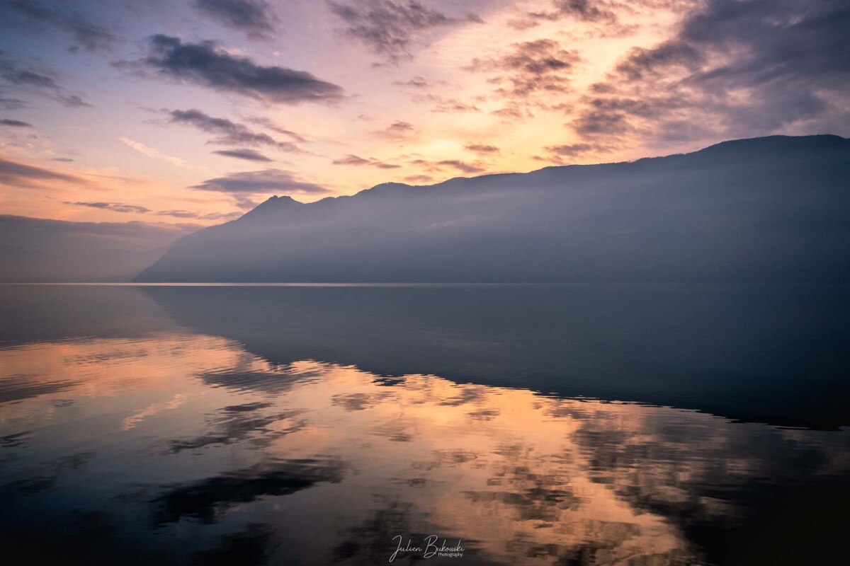 Sunset Lac du Bourget (France)