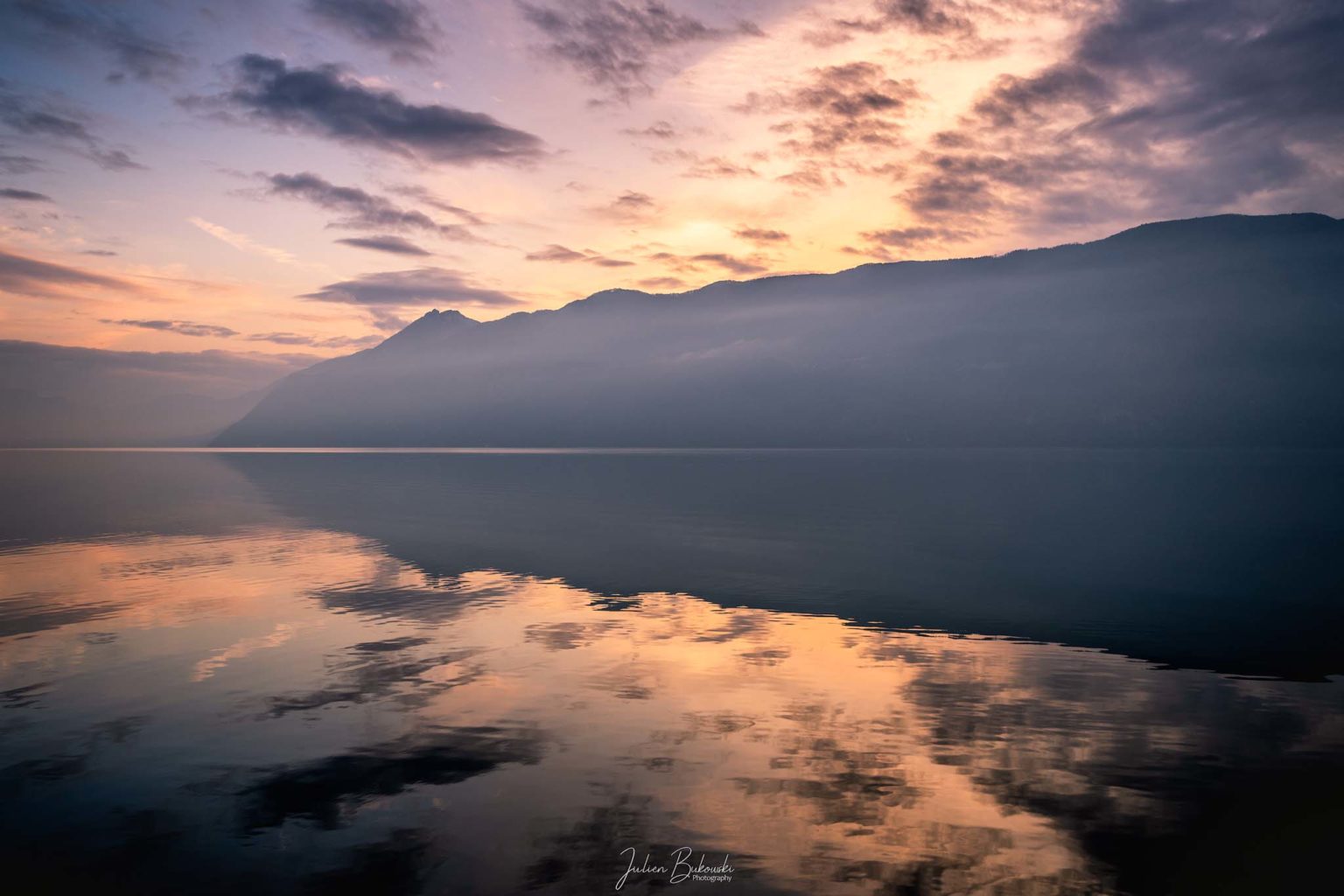 Sunset Lac du Bourget (France)
