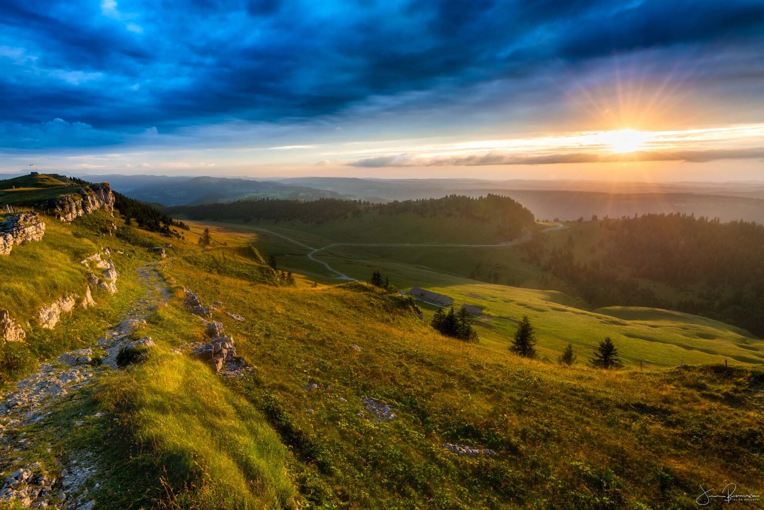 Vue du Chasseral (Suisse)