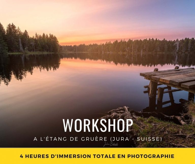 Workshop photo étang de gruère