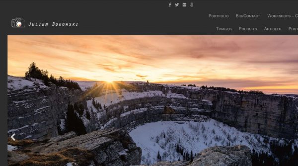 Création Site Internet pour photographe